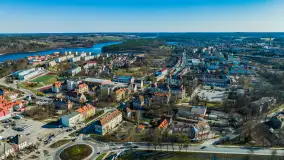 Mazury z lotu ptaka, marzec - kwiecień 2023 r. - zdjęcie 3