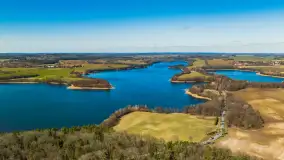 Mazury z lotu ptaka, marzec - kwiecień 2023 r. - zdjęcie 1