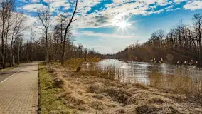 Węgorapa i kanał Węgorzewski pod koniec marca 2023 r. - zdjęcie 33