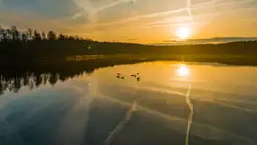 Wschód słońca nad jeziorem Dejguny, kwiecień 2023 r. - zdjęcie 27