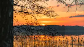 Zachód słońca nad jeziorem Dejguny, Lisi Ogon, kwiecień 2023 r. - zdjęcie 48