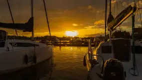 Zachód słońca w Mikołajkach, czuć sezon 2023 - zdjęcie 22