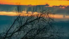 Zachód słońca nad jeziorem Dejgunek, kwiecień 2023 r.  - zdjęcie 30