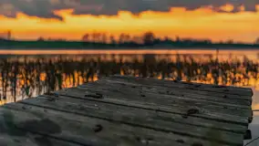 Zachód słońca nad jeziorem Dejgunek, kwiecień 2023 r.  - zdjęcie 26