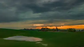 Zachód słońca nad jeziorem Dejgunek, kwiecień 2023 r.  - zdjęcie 32