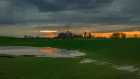 Zachód słońca nad jeziorem Dejgunek, kwiecień 2023 r.  - zdjęcie 27