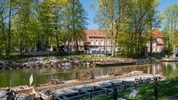 Kanał Łuczański w remoncie, postęp prac, maj 2023 r. - zdjęcie 2