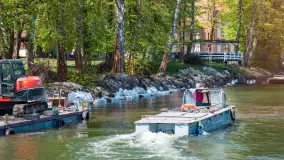 Kanał Łuczański w remoncie, postęp prac, maj 2023 r. - zdjęcie 12