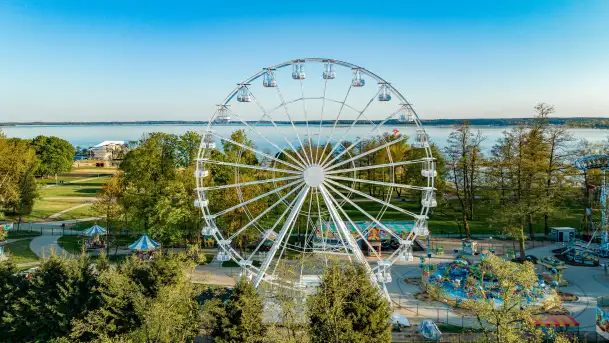 Koło nazywane okiem Giżycka robi wrażenie, maj 2023 r. - zdjęcie 3