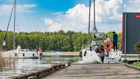 Port Sailor nad jeziorem Kisajno, maj 2023 r. - zdjęcie 2