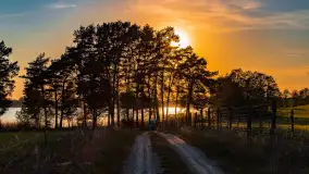 Zachód słońca nad jeziorem Tajty, okolice Wronki - zdjęcie 13