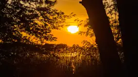 Zachód słońca nad jeziorem Tajty, okolice Wronki - zdjęcie 7