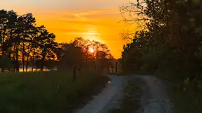 Zachód słońca nad jeziorem Tajty, okolice Wronki - zdjęcie 27