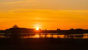 Zachód słońca nad jeziorem Tajty, okolice Wronki - zdjęcie 35