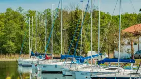 Port Piękna Góra nad jeziorem Tajty, maj 2023 r. - zdjęcie 31