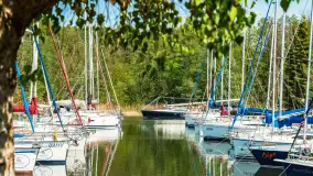 Port Piękna Góra nad jeziorem Tajty, maj 2023 r. - zdjęcie 46