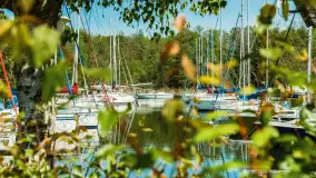 Port Piękna Góra nad jeziorem Tajty, maj 2023 r. - zdjęcie 36