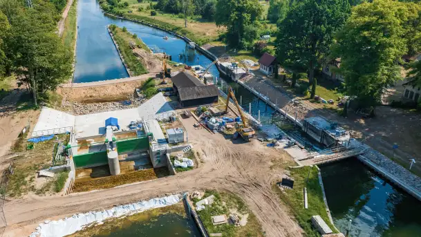 Śluza Karwik, kanał Jegliński, czerwiec 2023 r. - zdjęcie 7
