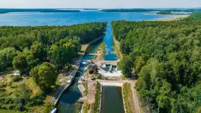 Śluza Karwik, kanał Jegliński, czerwiec 2023 r. - zdjęcie 13