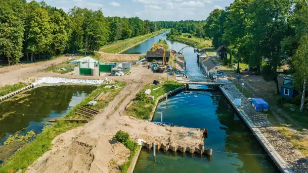 Śluza Karwik, kanał Jegliński, czerwiec 2023 r. - zdjęcie 9