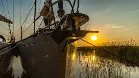 Zachód słońca nad jeziorem Świecajty, widok z Ognistego Ptaka, czerwiec 2023 r. - zdjęcie 26