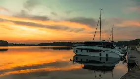 Wschód słońca nad jeziorem Kisajno, Łabędzi Ostrów, czerwiec 2023 r. - zdjęcie 17