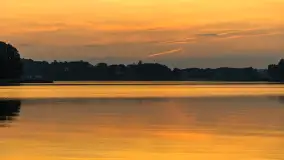 Wschód słońca nad jeziorem Kisajno, Łabędzi Ostrów, czerwiec 2023 r. - zdjęcie 37
