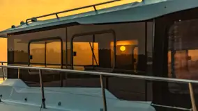 Wschód słońca nad jeziorem Kisajno, Łabędzi Ostrów, czerwiec 2023 r. - zdjęcie 30