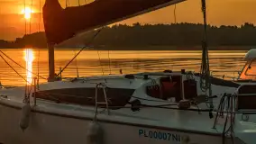 Wschód słońca nad jeziorem Kisajno, Łabędzi Ostrów, czerwiec 2023 r. - zdjęcie 32