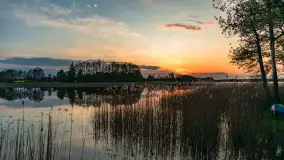 Zachód słońca nad jeziorem Mój, maj 2023 r. - zdjęcie 18