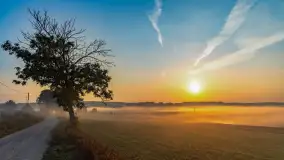 Wschód słońca we wsi Pożarki, wrzesień 2023 r. - zdjęcie 17