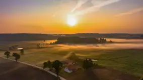 Wschód słońca we wsi Pożarki, wrzesień 2023 r. - zdjęcie 24