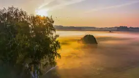 Wschód słońca we wsi Pożarki, wrzesień 2023 r. - zdjęcie 45