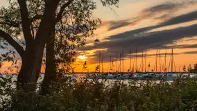 Sierpniowy wieczór i zachód słońca nad Darginem - zdjęcie 28