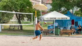 Otwarte Mistrzostwa Węgorzewa w Siatkówce Plażowej Mężczyzn - Sztynort 2023 - zdjęcie 31