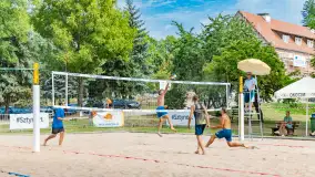 Otwarte Mistrzostwa Węgorzewa w Siatkówce Plażowej Mężczyzn - Sztynort 2023 - zdjęcie 12