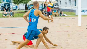 Otwarte Mistrzostwa Węgorzewa w Siatkówce Plażowej Mężczyzn - Sztynort 2023 - zdjęcie 42