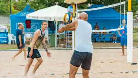 Otwarte Mistrzostwa Węgorzewa w Siatkówce Plażowej Mężczyzn - Sztynort 2023 - zdjęcie 85