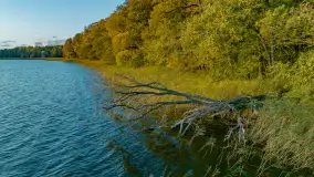 Zachód słońca nad jeziorem Mój, październik 2023 r. - zdjęcie 33