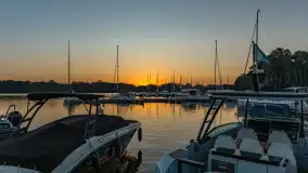 Zachód słońca w Sztynorcie na kilkunastu zdjęciach, wrzesień 2023 r. - zdjęcie 4