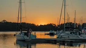 Zachód słońca w Sztynorcie na kilkunastu zdjęciach, wrzesień 2023 r. - zdjęcie 11