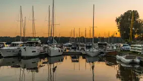 Zachód słońca w Sztynorcie na kilkunastu zdjęciach, wrzesień 2023 r. - zdjęcie 6