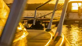 Zachód słońca nad jeziorem Bełdany, Mazurski Raj - zdjęcie 17