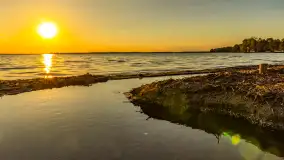 Wrześniowy zachód słońca nad jeziorem Dargin - zdjęcie 16