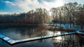 Zimowa wersja Mazur w okolicach Łabędziego Ostrowia i jeziora Kisajno - zdjęcie 31