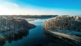 Zimowa wersja Mazur w okolicach Łabędziego Ostrowia i jeziora Kisajno - zdjęcie 26