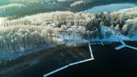 Zimowa wersja Mazur w okolicach Łabędziego Ostrowia i jeziora Kisajno - zdjęcie 78