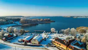 Zimowe Mazury nad jeziorem Święcajty w Ogonkach, listopad 2023 r. - zdjęcie 22