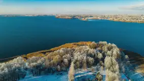 Zimowe Mazury nad jeziorem Święcajty w Ogonkach, listopad 2023 r. - zdjęcie 43