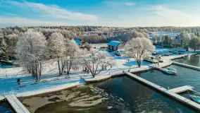 Zimowe Mazury nad jeziorem Święcajty w Ogonkach, listopad 2023 r. - zdjęcie 33